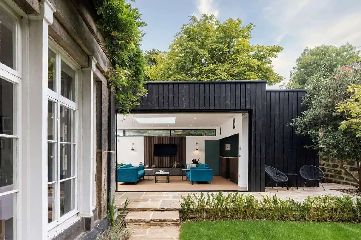 Period property modern side extension